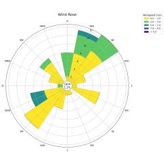 관측 데이터 시각화 (바람장미)